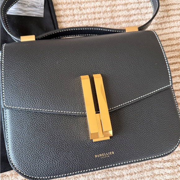 DeMellier London - The Vancouver - Black Grain Ecru Stitching - Picture 2 of 10